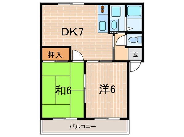 アンシャンテの物件間取画像